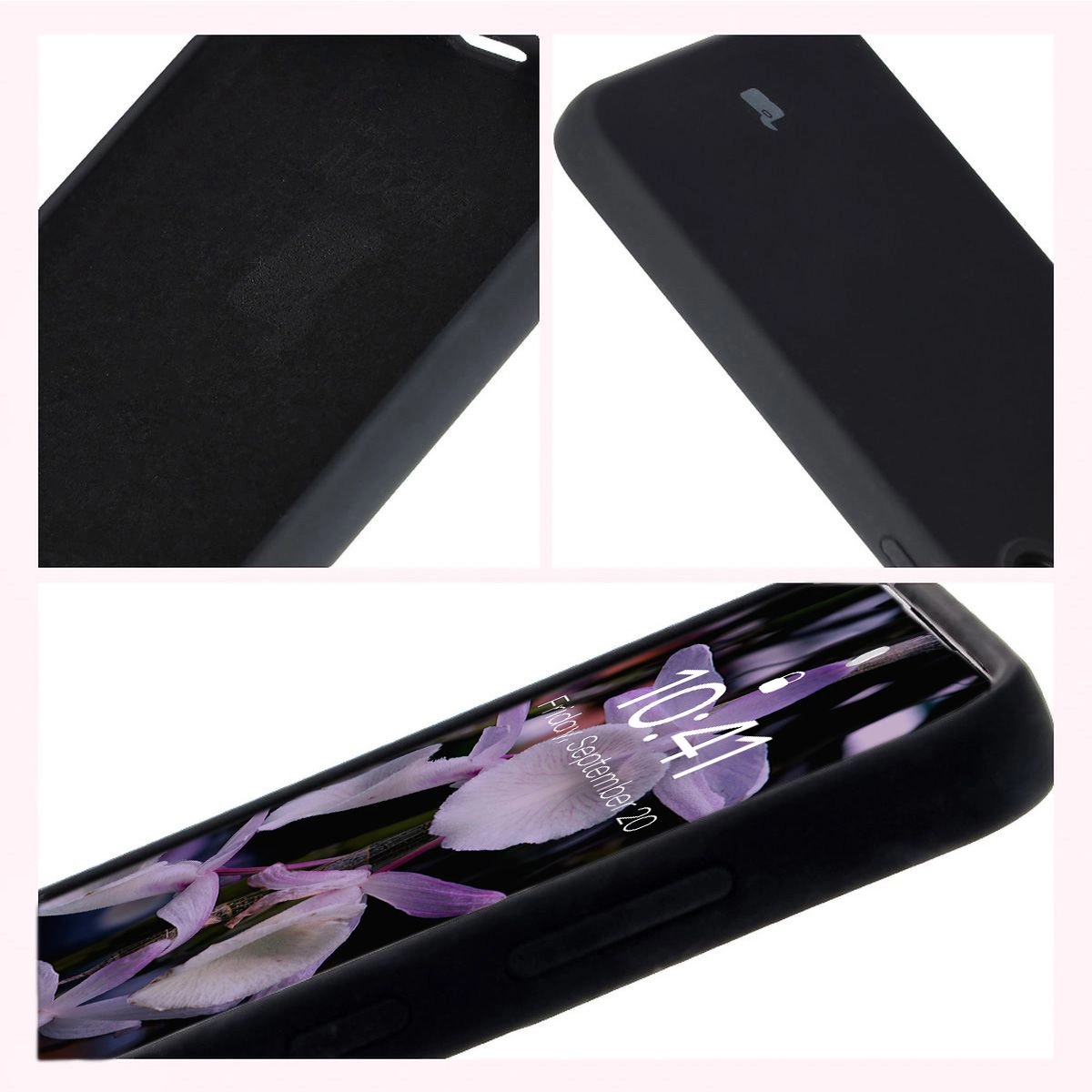 Etui Bizon Silikonowe Soft do Galaxy S24 FE Czarny
