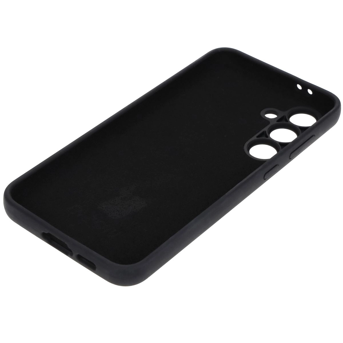 Etui Bizon Silikonowe Soft do Galaxy S24 FE Czarny