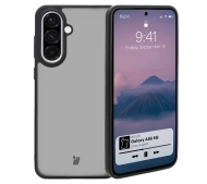 Bizon Angelo do Galaxy A56 5G Przydymione z czarną ramką