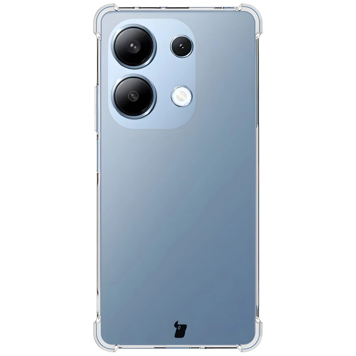 Etui Bizon Elastyczne Salpa do Poco M6 Pro 4G / Xiaomi Redmi Note 13 Pro 4G Przezroczysty