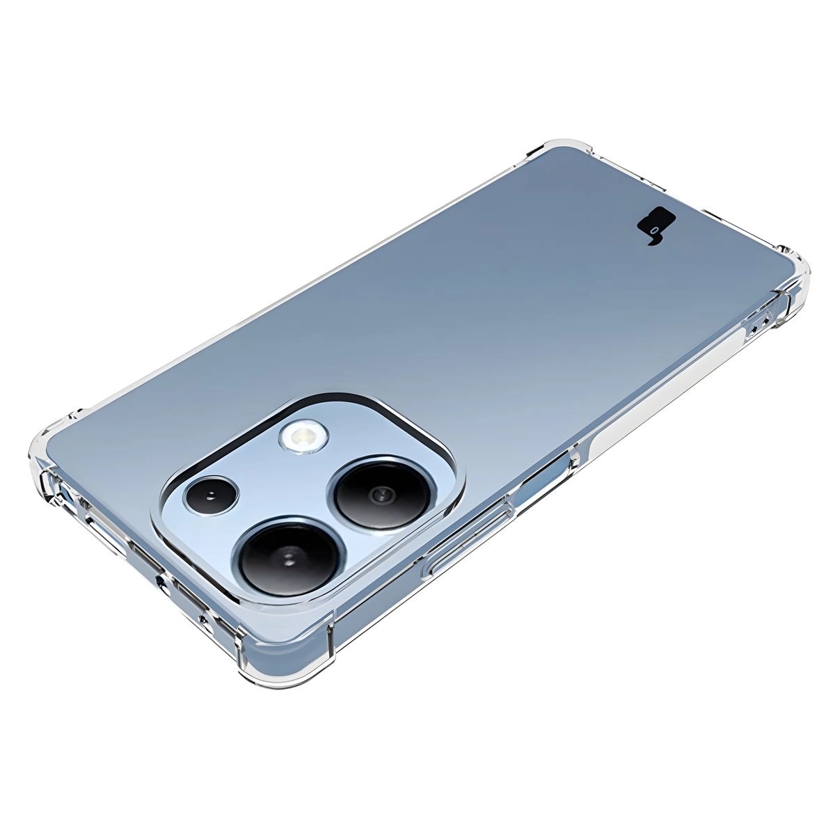 Etui Bizon Elastyczne Salpa do Poco M6 Pro 4G / Xiaomi Redmi Note 13 Pro 4G Przezroczysty
