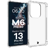 Bizon Elastyczne Salpa do Poco M6 Pro 4G / Xiaomi Redmi Note 13 Pro 4G Przezroczysty