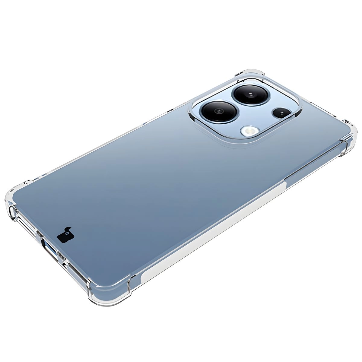 Etui Bizon Elastyczne Salpa do Poco M6 Pro 4G / Xiaomi Redmi Note 13 Pro 4G Przezroczysty
