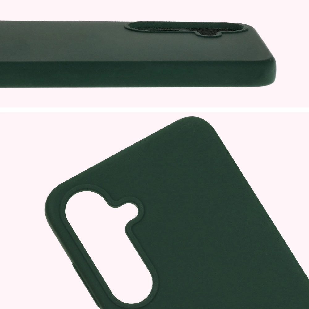 Etui Bizon Silikonowe Soft do Galaxy S25 Plus Ciemnozielony