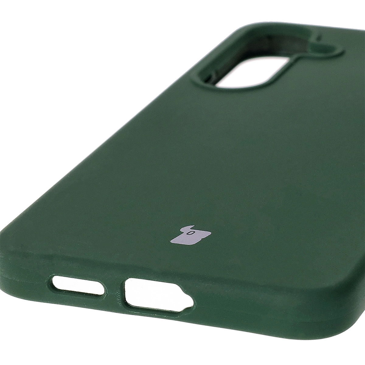 Etui Bizon Silikonowe Soft do Galaxy S25 Plus Ciemnozielony