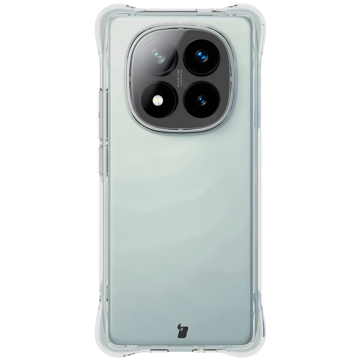 Etui Bizon Elastyczne Salpa do Xiaomi Redmi Note 14 Pro+ 5G Przezroczysty