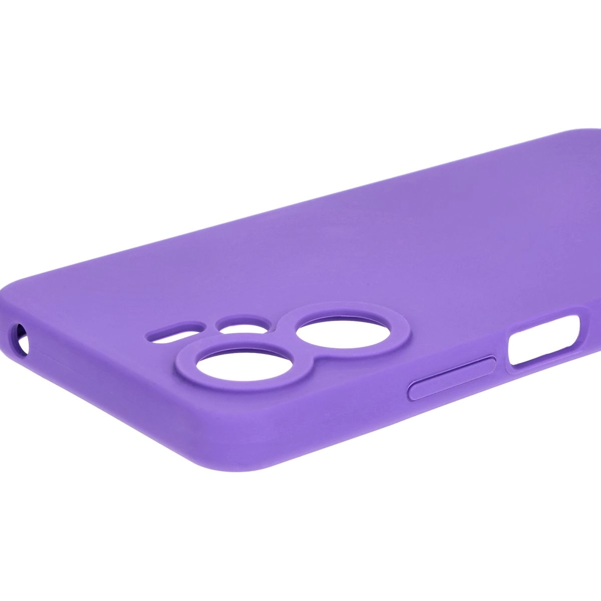 Etui Bizon Silikonowe Soft do Xiaomi Redmi 13C 4G/Xiaomi Redmi 13C 5G/Xiaomi Poco C65 Fioletowy