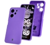 Etui Bizon Silikonowe Soft do Xiaomi Redmi 13C 4G/Xiaomi Redmi 13C 5G/Xiaomi Poco C65 Fioletowy