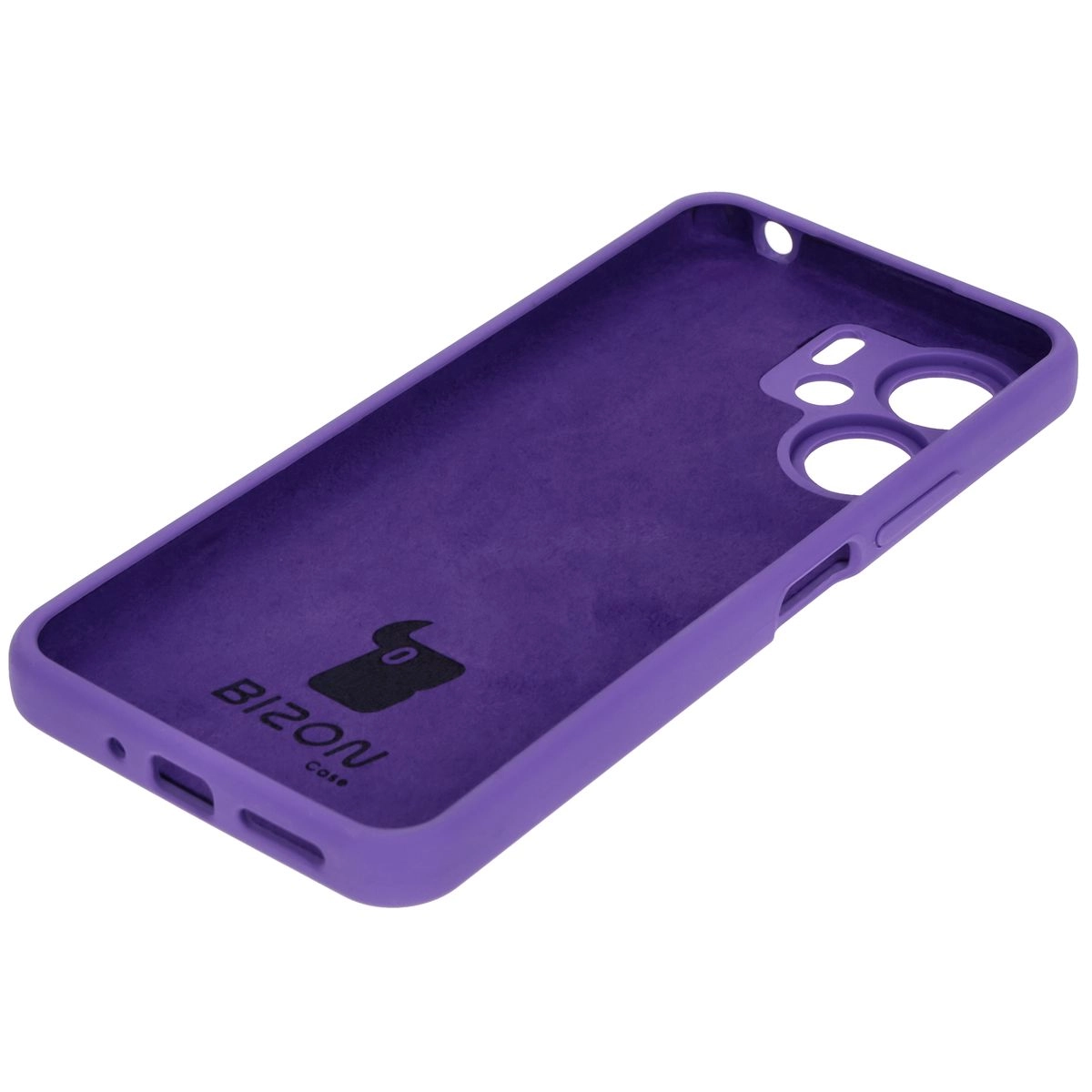Etui Bizon Silikonowe Soft do Xiaomi Redmi 13C 4G/Xiaomi Redmi 13C 5G/Xiaomi Poco C65 Fioletowy