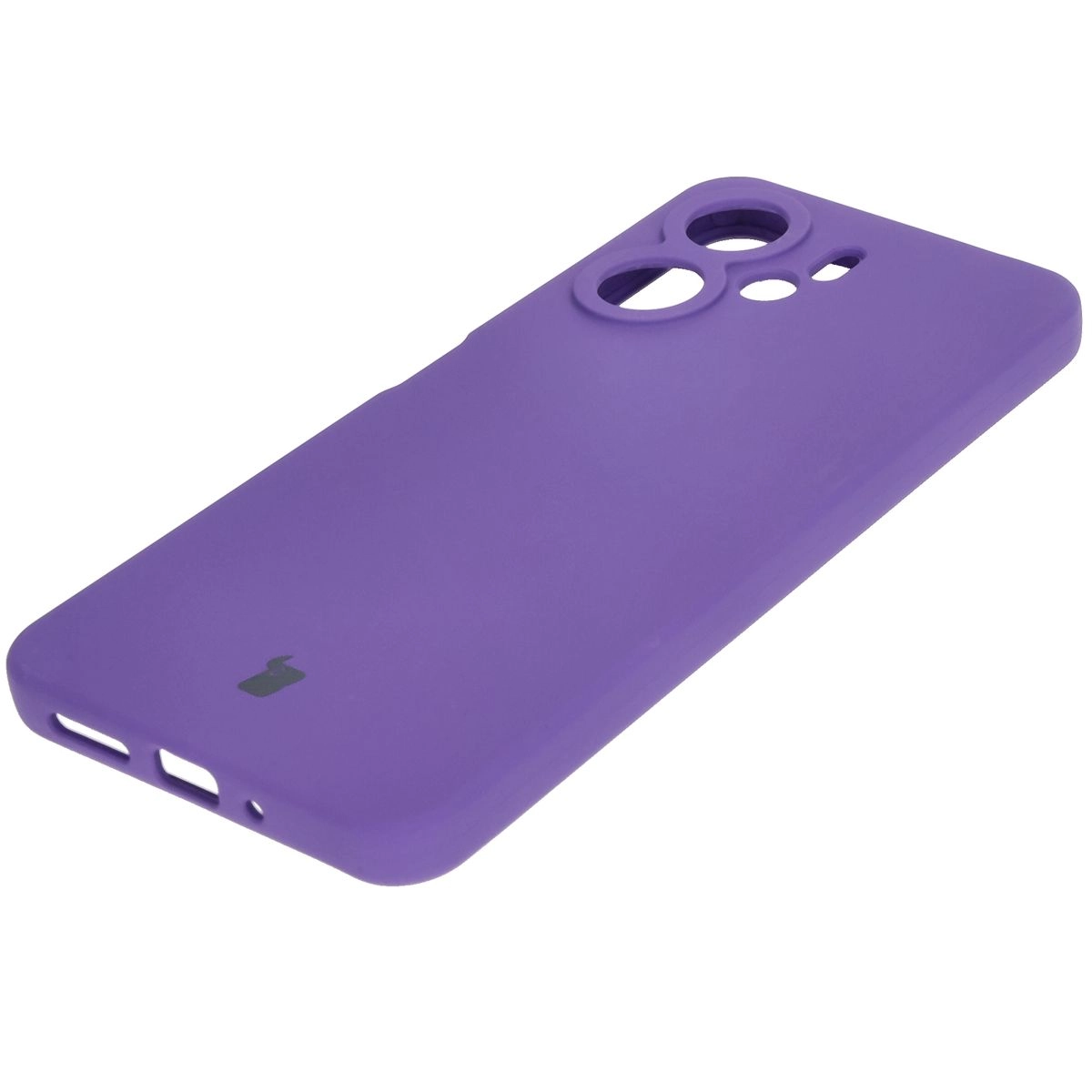 Etui Bizon Silikonowe Soft do Xiaomi Redmi 13C 4G/Xiaomi Redmi 13C 5G/Xiaomi Poco C65 Fioletowy