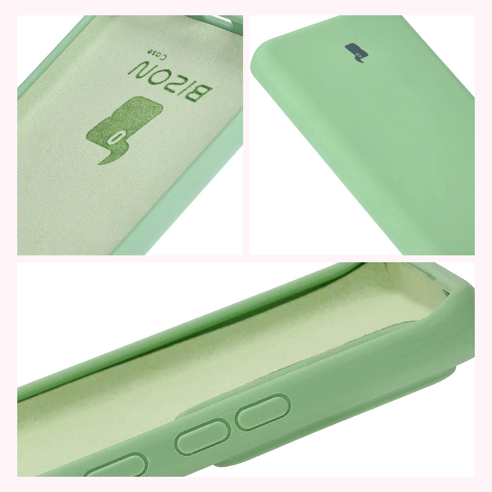 Etui Bizon Silikonowe Soft do Motorola Edge 40 Neo jasnozielony