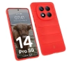 Etui Bizon Tur do Xiaomi Redmi Note 14 Pro 5G / Poco X7 Czerwony
