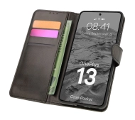 Bizon z klapką Pocket do OnePlus 13 Czarny