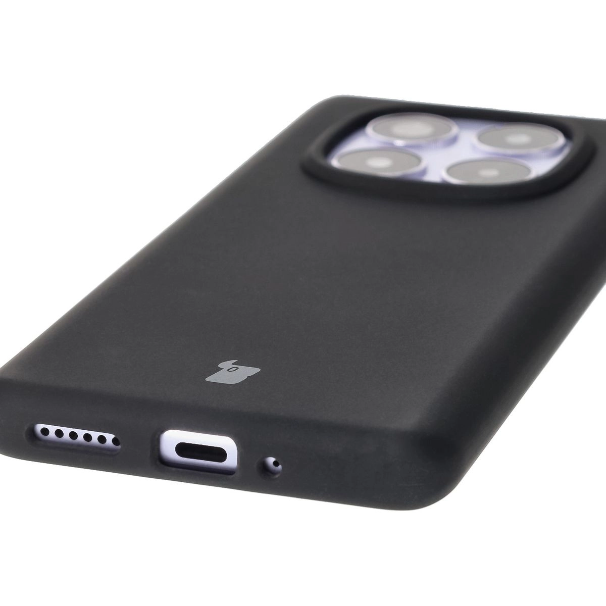 Etui Bizon Silikonowe Soft do Xiaomi Redmi Note 14 Pro 5G/Poco X7 Czarny