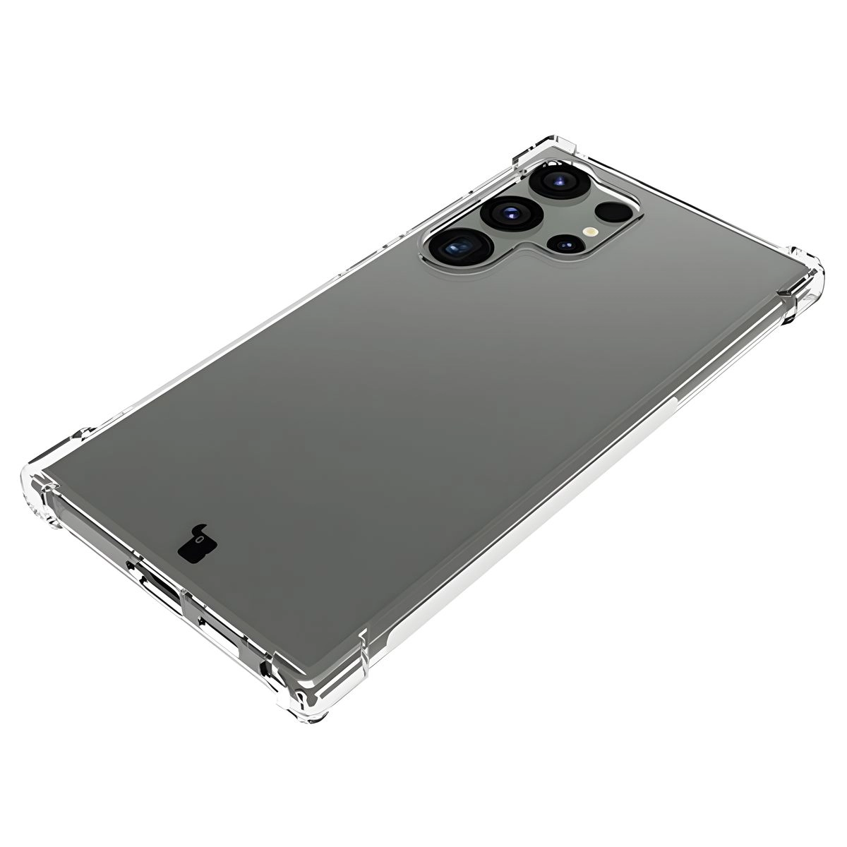 Etui Bizon Elastyczne Salpa do Galaxy S24 Ultra Przezroczysty