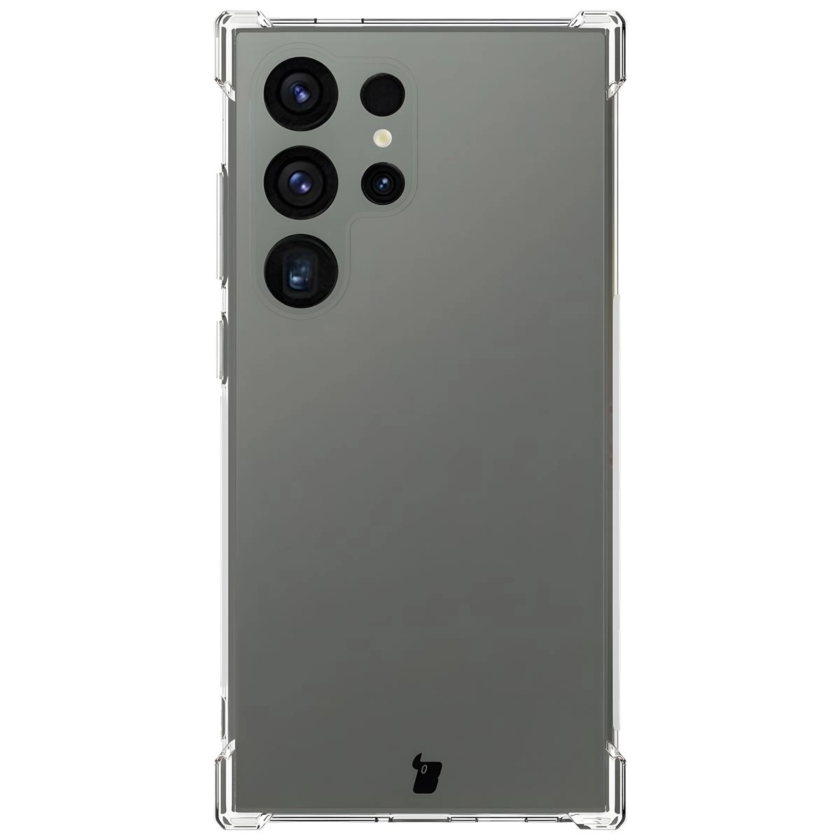 Etui Bizon Elastyczne Salpa do Galaxy S24 Ultra Przezroczysty