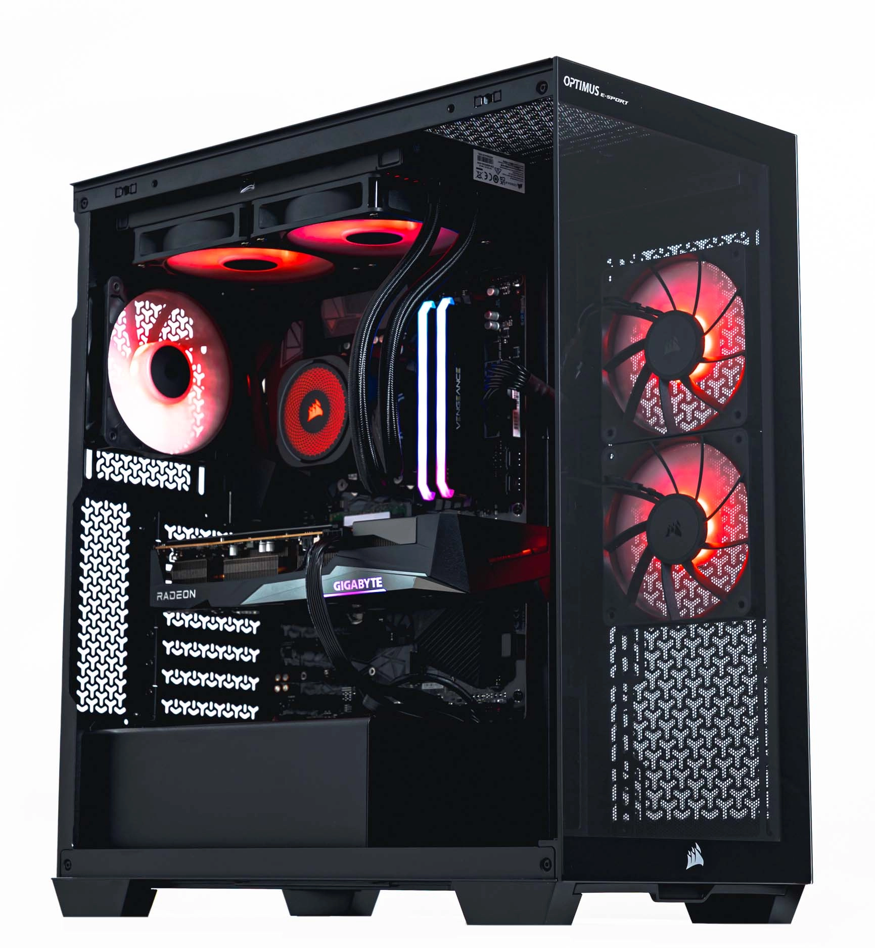 Komputer gamingowy Optimus E-Sport GB550T-CR5 R7 5800X 16GB RAM 1TB Dysk SSD RX7600 Win11