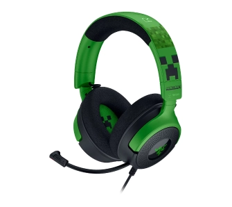 Słuchawki przewodowe z mikrofonem Razer Kraken V4 X Nauszne Minecraft Edition