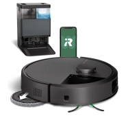 iRobot Roomba Plus 505 Combo Funkcja mopowania Stacja oczyszczająca Tworzenie mapy pomieszczenia 61dB Czarny AI