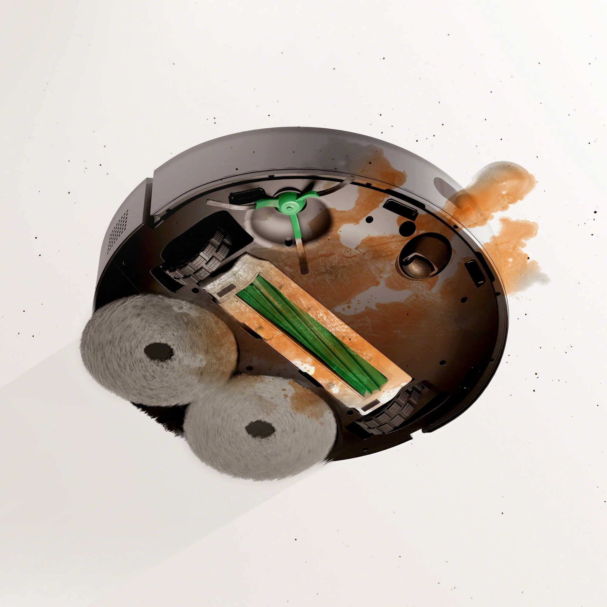 Robot sprzątający iRobot Roomba Plus 405 Combo Funkcja mopowania Stacja oczyszczająca Tworzenie mapy pomieszczenia 68dB Czarny