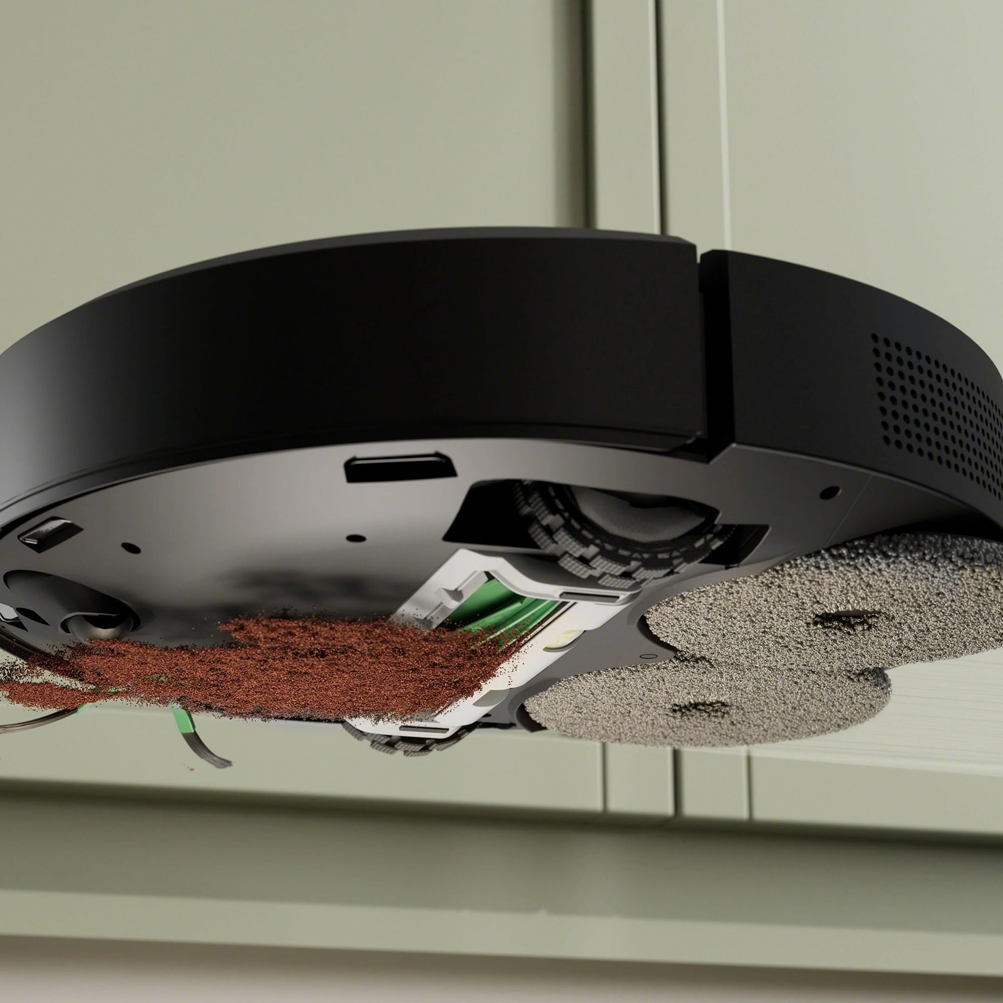 Robot sprzątający iRobot Roomba Plus 405 Combo Funkcja mopowania Stacja oczyszczająca Tworzenie mapy pomieszczenia 68dB Czarny
