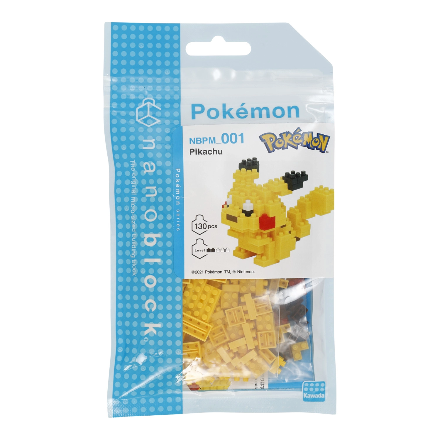 Model do składania Bandai Nanoblock Pokemon - Pikachu