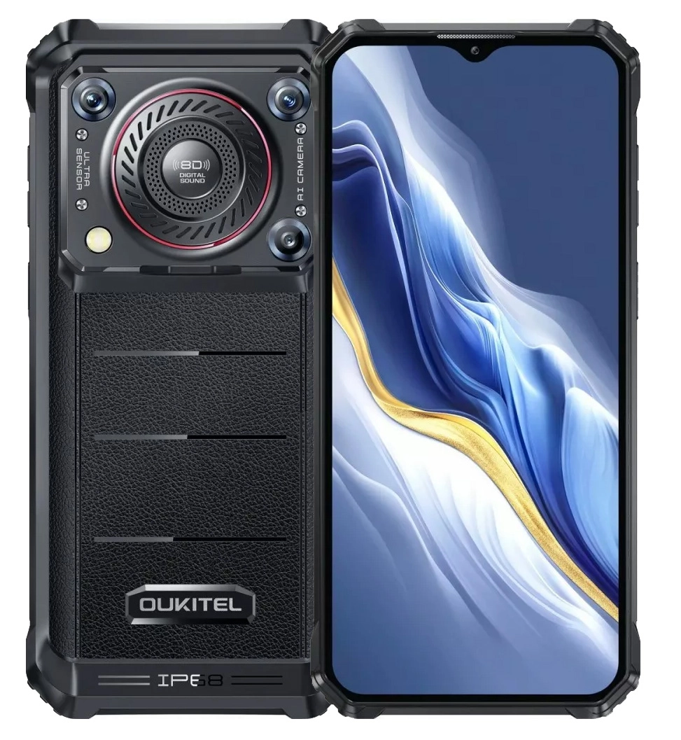 Smartfon Oukitel WP36 8/128GB 6,52" 13Mpix Czarny