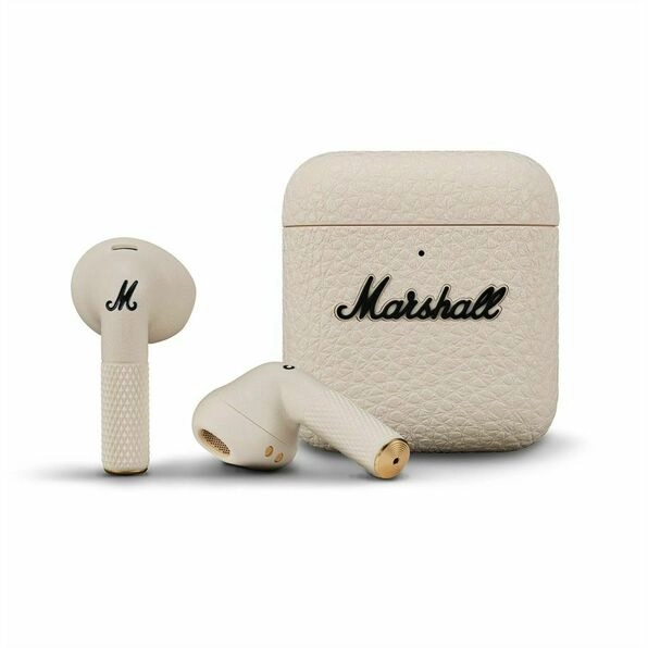Słuchawki bezprzewodowe Marshall Minor IV Creme Douszne Bluetooth 5.3 Kremowy