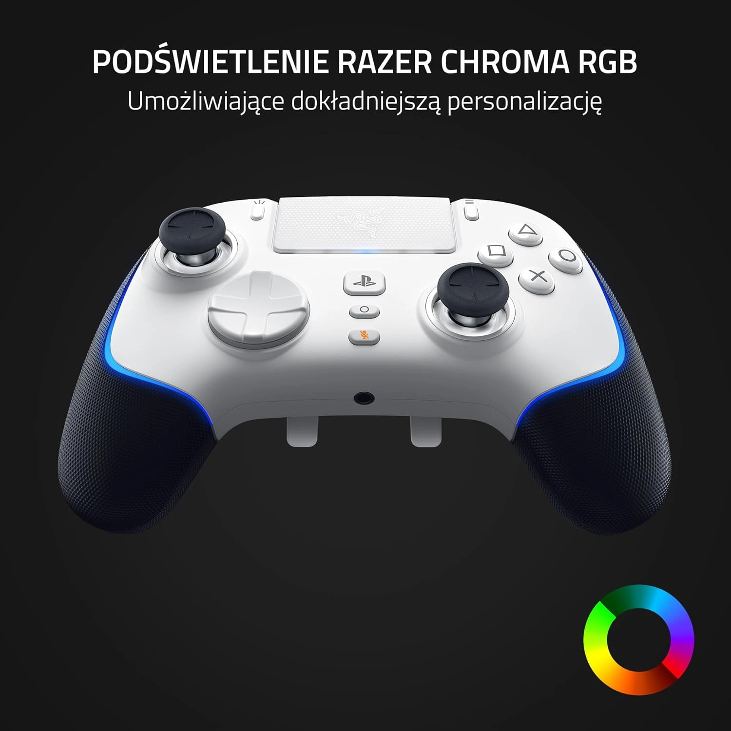 Pad Razer Wolverine V2 Pro do PS5, PC Bezprzewodowy Biały