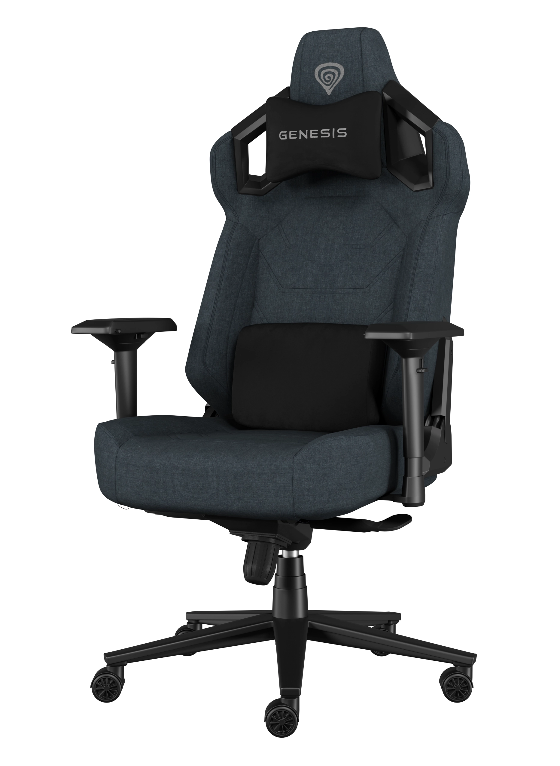 Fotel Genesis Nitro 800 Gamingowy do 150kg Tkanina Czarno-szary
