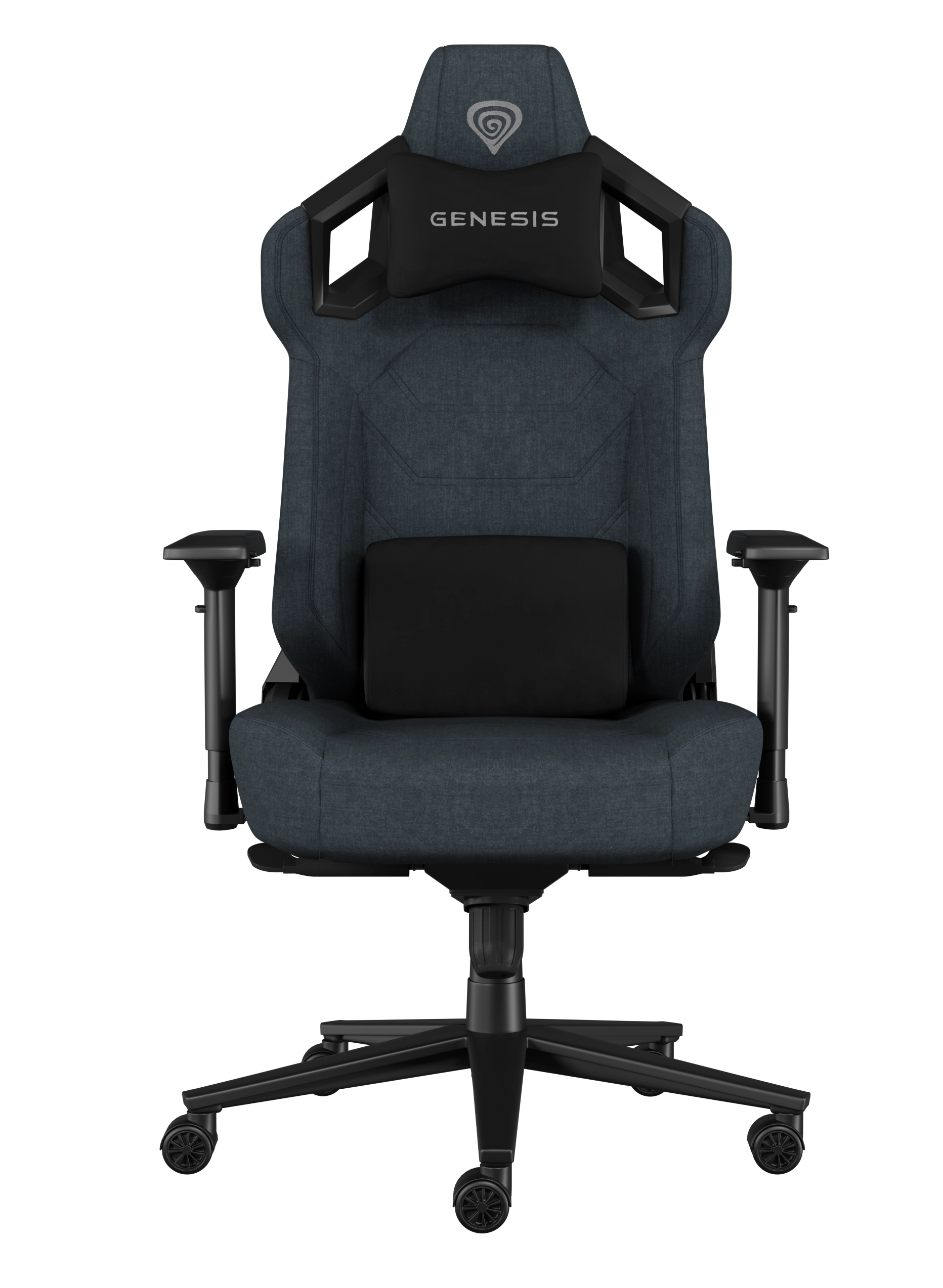 Fotel Genesis Nitro 800 Gamingowy do 150kg Tkanina Czarno-szary