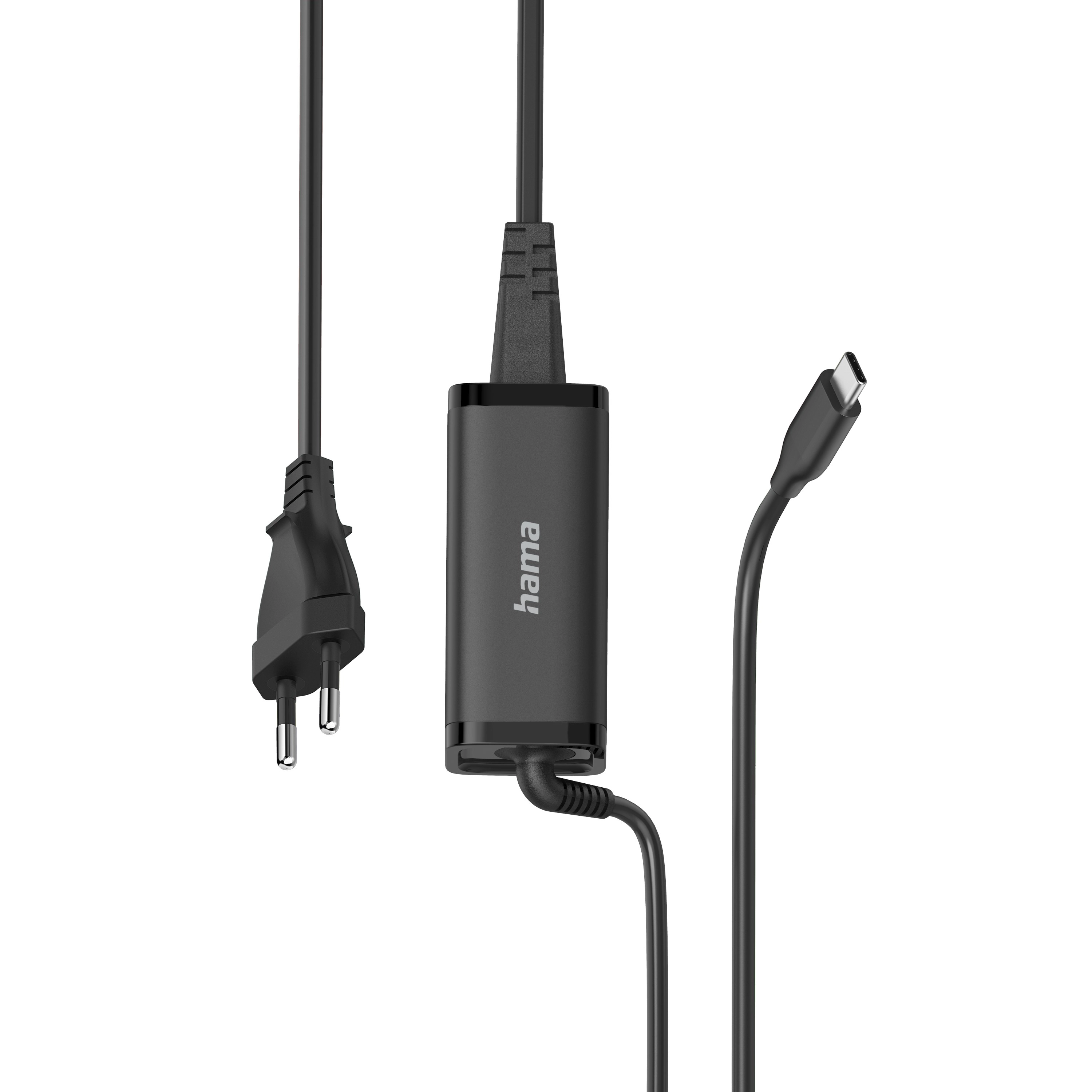 Zasilacz do laptopa Hama 200023 USB-C Mini GaN 65W