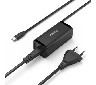 Zasilacz do laptopa Hama 200023 USB-C Mini GaN 65W
