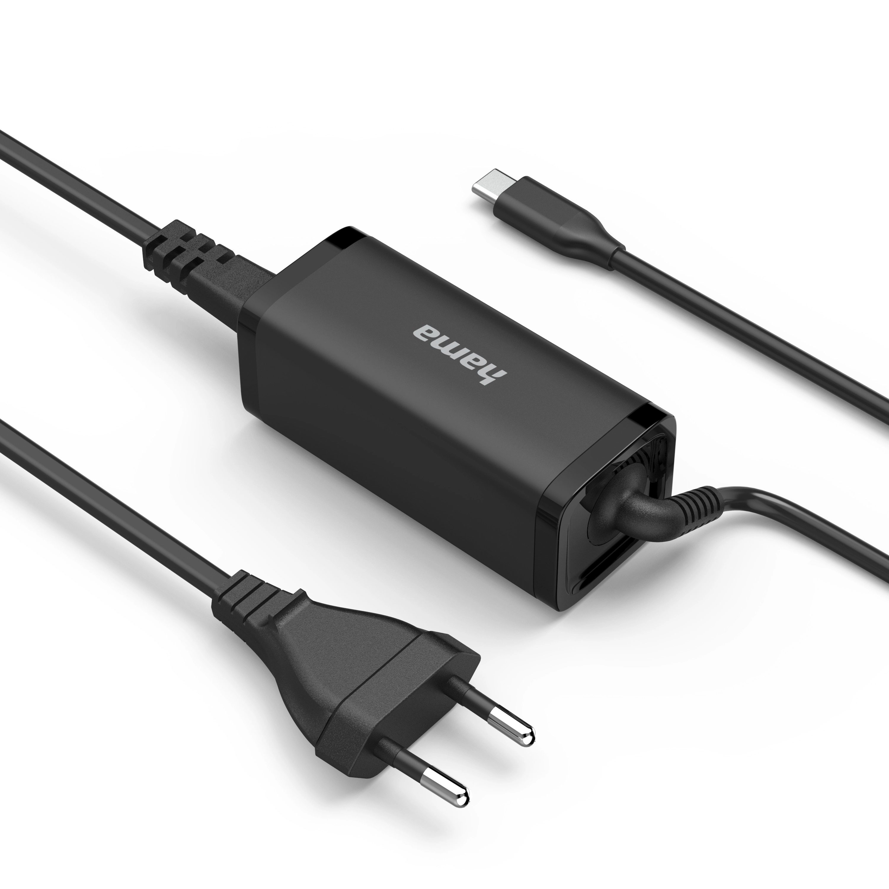 Zasilacz do laptopa Hama 200023 USB-C Mini GaN 65W