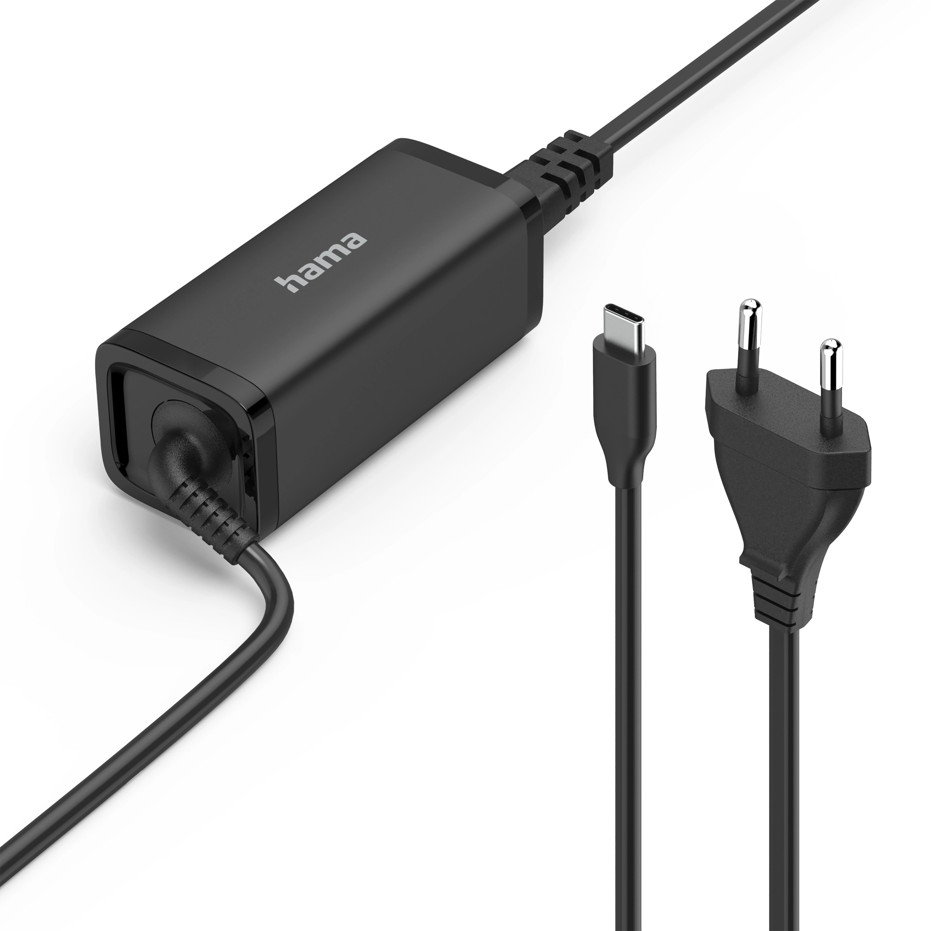 Zasilacz do laptopa Hama 200023 USB-C Mini GaN 65W