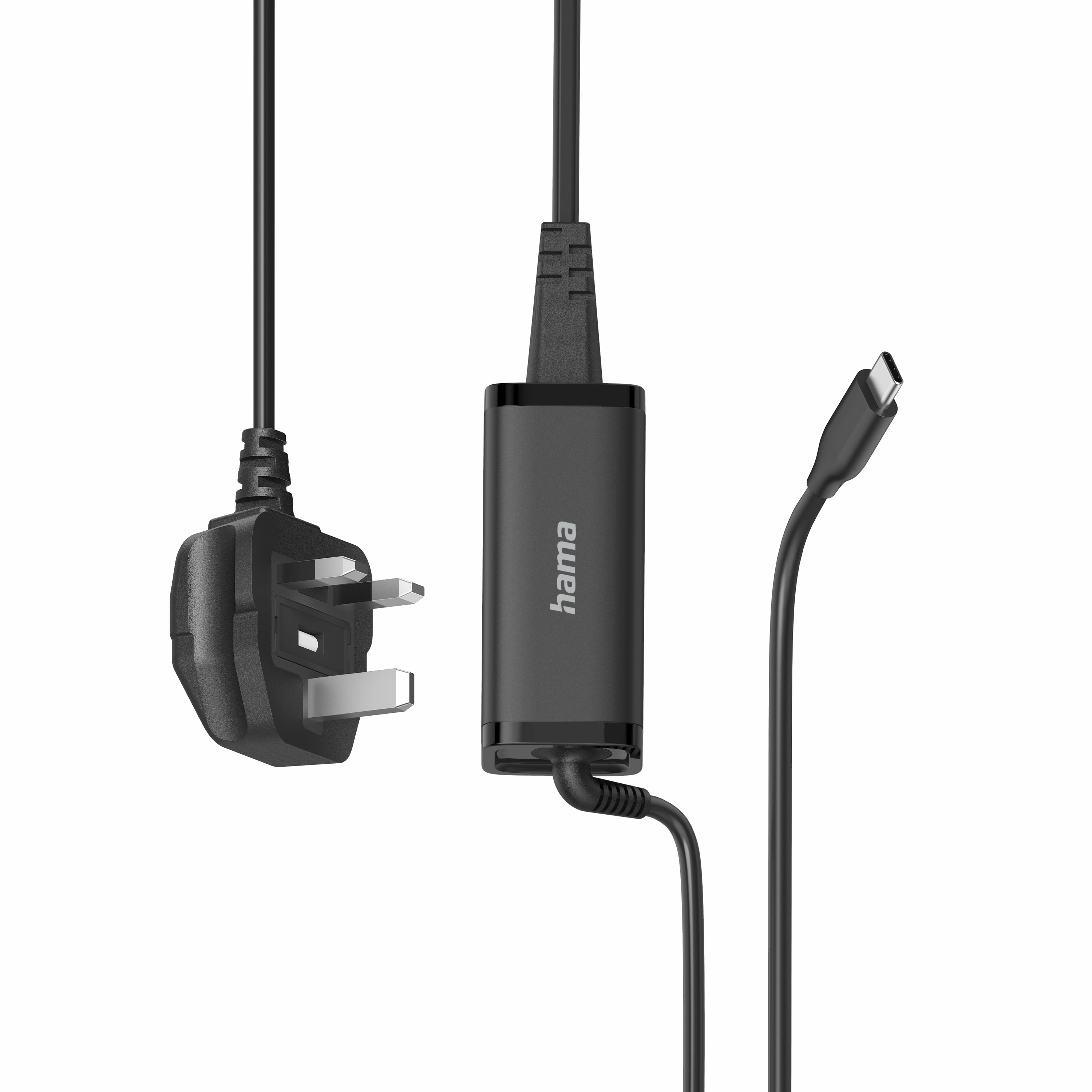 Zasilacz do laptopa Hama 200023 USB-C Mini GaN 65W