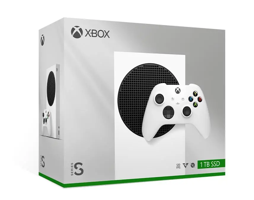 Konsola Xbox Series S 1TB + Dodatkowy Pad Czerwony + Ładowarka Nacon XSX Battery Box