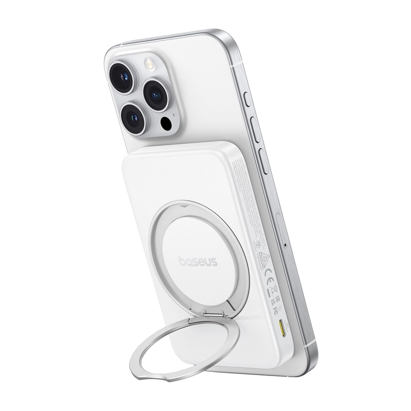 Powerbank Baseus PicoGo Qi2 5000mAh 20W Biały