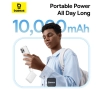 Powerbank Baseus PicoGo Digital Display 10000mAh 45W Biały