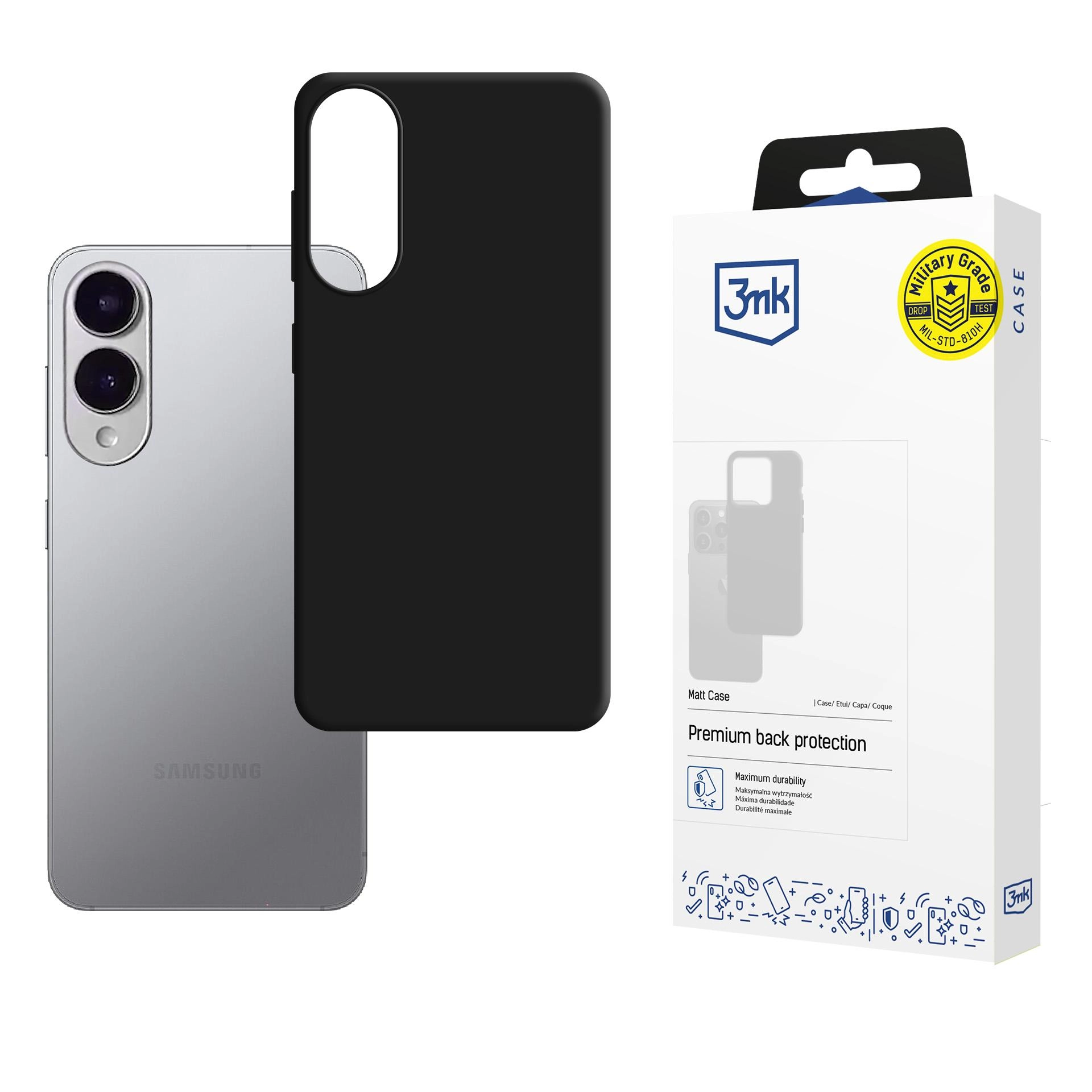 Etui 3mk Matt Case do Samsung Galaxy S25 Edge Czarny
