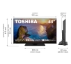 Telewizor Toshiba 43UV3463DG 43" LED 4K Smart TV Dolby Vision HDMI 2.1 DVB-T2