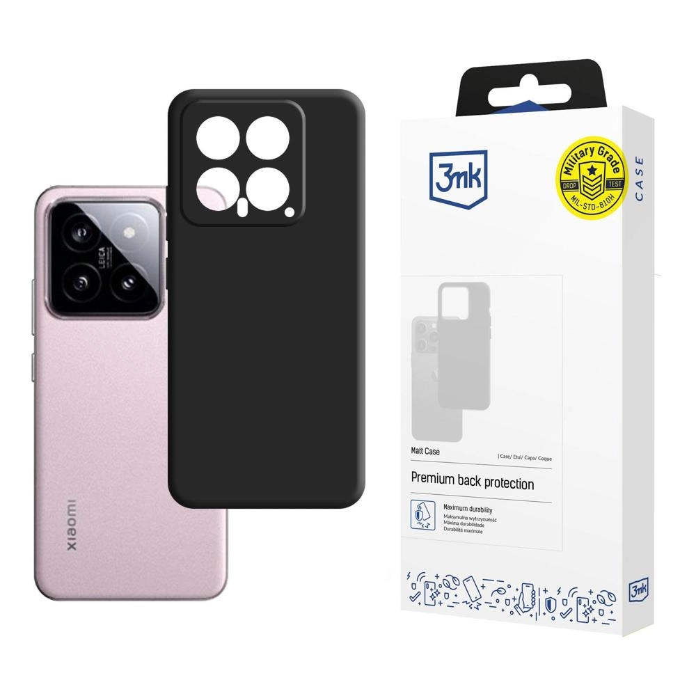 Etui 3mk Matt Case do Xiaomi 14 Czarny