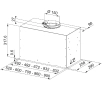 Okap Franke Smart Flush Evo Basic FBFE LG A70 Jasnoszary