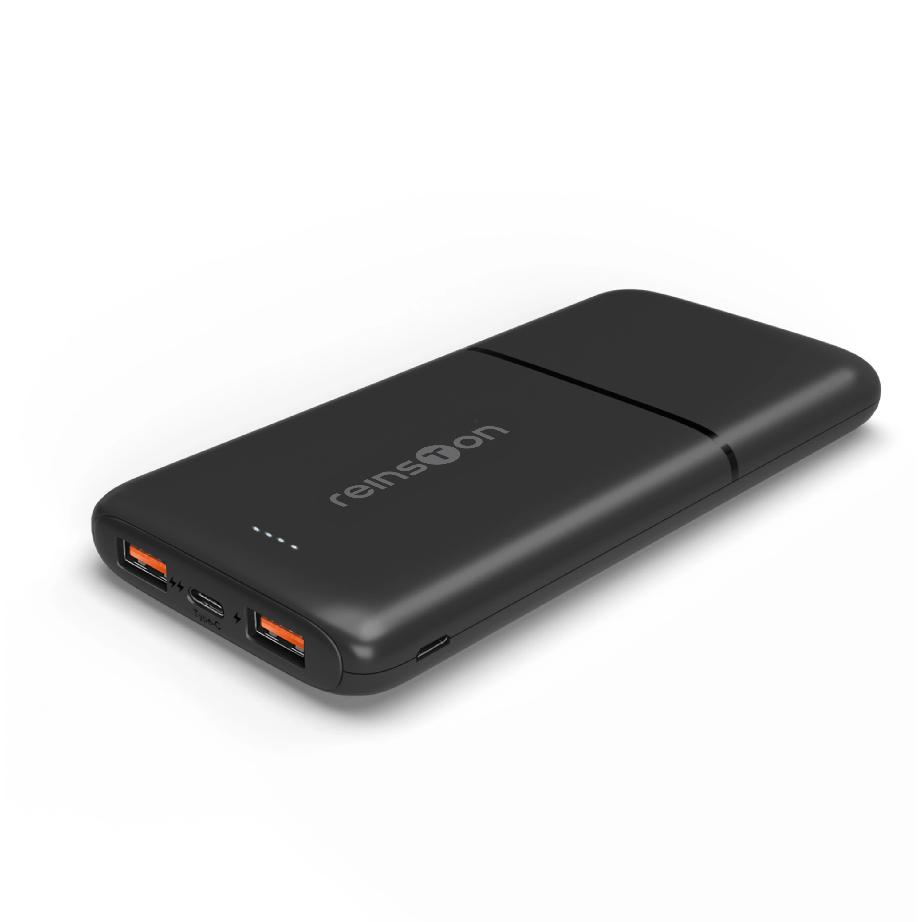фото Внешний аккумулятор (повербанк) Reinston 10000mAh PD 20W Black (EPB1CAA20) 1