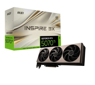 Karta graficzna MSI GeForce RTX 5070 Ti INSPIRE 3X OC 16GB GDDR7 256bit DLSS 4