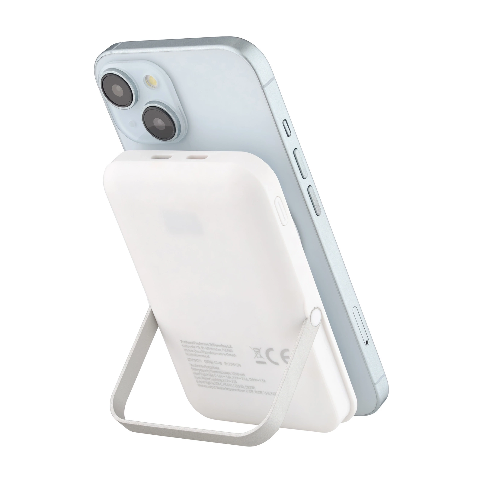 Powerbank QUALO QMPB5-LD-00 10000mAh 18W Biały