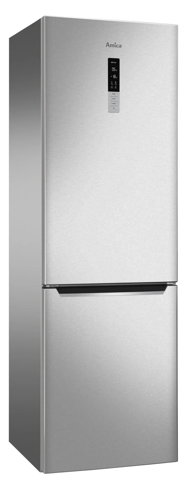 Lodówka Amica FK3606E.2DFX (E) Pełny No Frost 185,5cm Szuflada z kontrolą wilgotności Inox