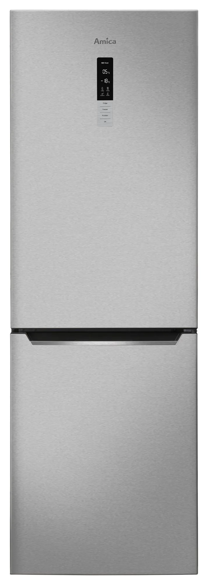 Lodówka Amica FK3606E.2DFX (E) Pełny No Frost 185,5cm Szuflada z kontrolą wilgotności Inox