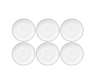 Seltmann Lido Black Line 6 elementów 12cm