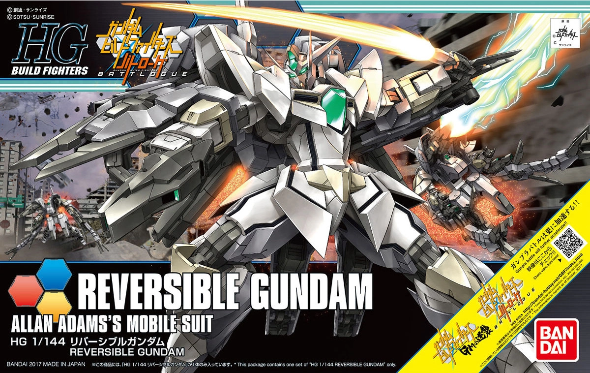 Model do składania Bandai HGBF 1/144 REVERSIBLE GUNDAM